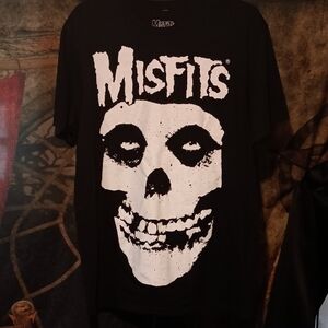 Misfits Black Graphic T-Shirt for Men
